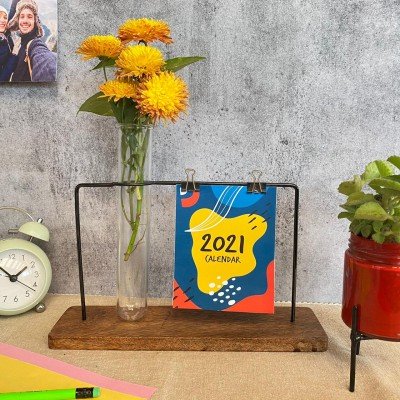 Desk Calender with Planter Desk Calender with Planter