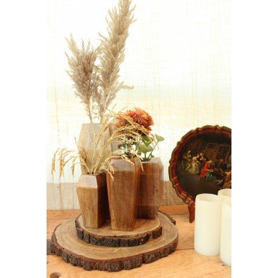 Wooden Vase - Medium