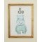 Be Kind Hippo Wall frame