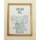 Dream Big Elephant Wall frame