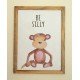 Be Silly Monkey Wall frame