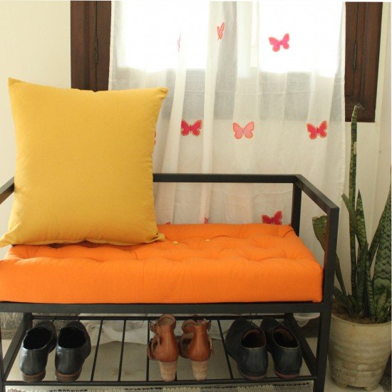 Butterfly applique Curtain With Embroidery