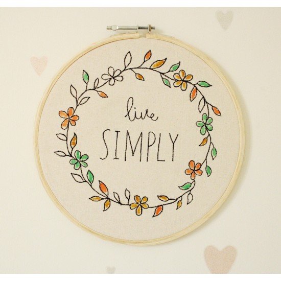 Live Simply Hoop