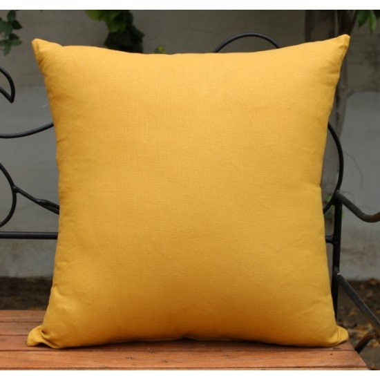 Solid Mustard Cushion