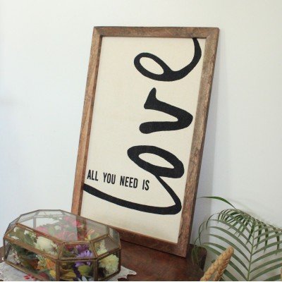 All you need is Love wall frame