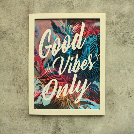 Good Vibes Wall Frame