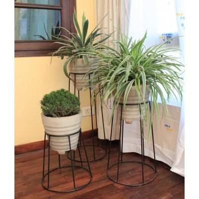 Metal Floor Pot Holder