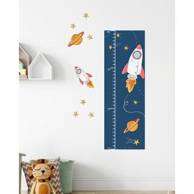 Rocket and Planets Wall Decal Rocket and Planets Wall Decal