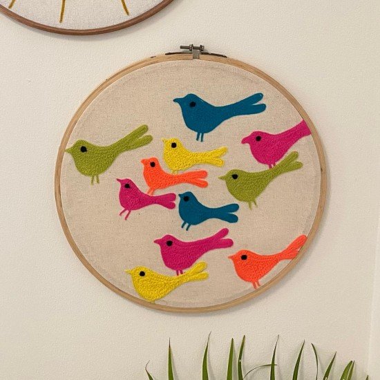 Colourful Birds Hoop