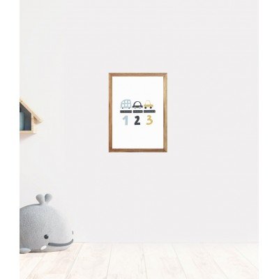 Cars 123 Wall Frame Cars 123 Wall Frame