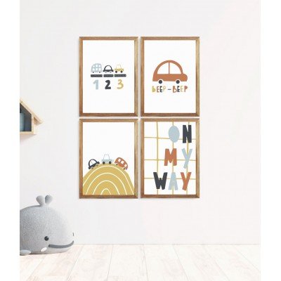 Cars Hill Wall Frame Cars Hill Wall Frame