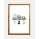 Cars 123 Wall Frame Cars 123 Wall Frame