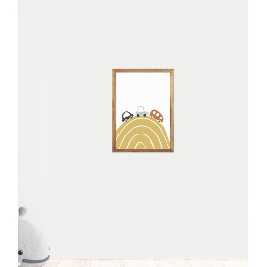 Cars Hill Wall Frame Cars Hill Wall Frame