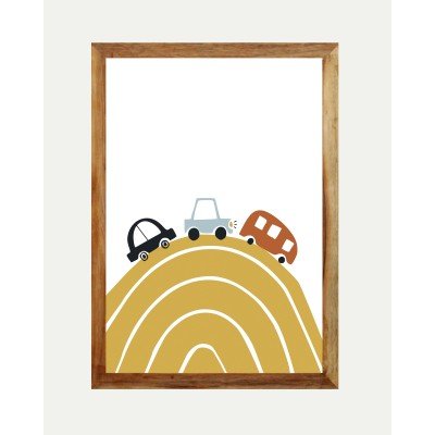 Cars Hill Wall Frame Cars Hill Wall Frame