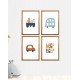 City Car Wall Frame City Car Wall Frame