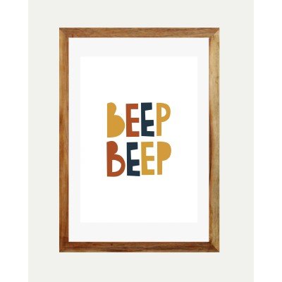 Beep Beep Wall Frame Beep Beep Wall Frame