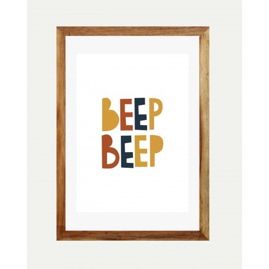 Beep Beep Wall Frame Beep Beep Wall Frame