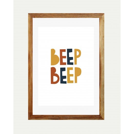 Beep Beep Wall Frame