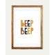 Beep Beep Wall Frame Beep Beep Wall Frame