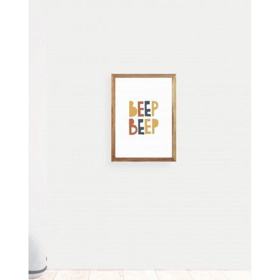 Beep Beep Wall Frame Beep Beep Wall Frame