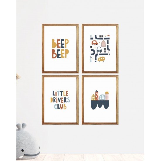 Beep Beep Wall Frame Beep Beep Wall Frame