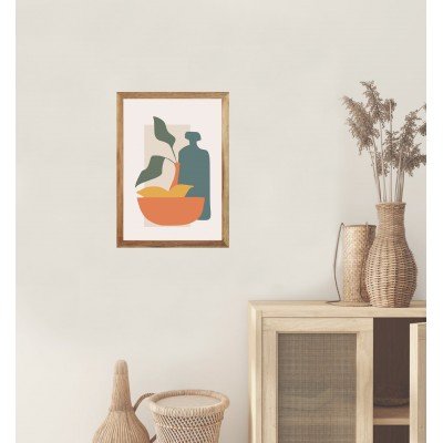 Abstract Bottle Wall Frame Abstract Bottle Wall Frame