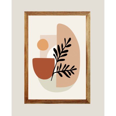 Abstract Leaf Wall Frame Abstract Leaf Wall Frame