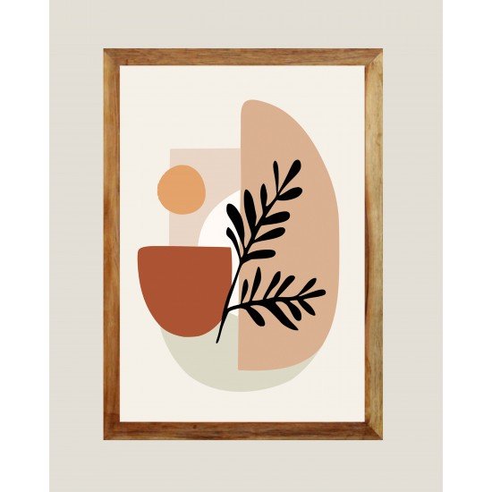 Abstract Leaf Wall Frame