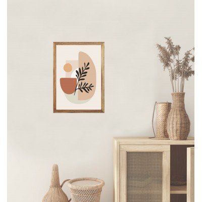 Abstract Leaf Wall Frame Abstract Leaf Wall Frame