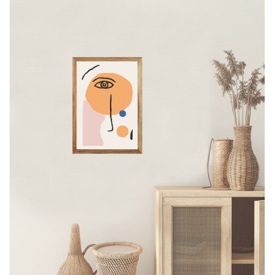 Abstract Face Wall Frame Abstract Face Wall Frame