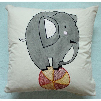Elephant Circus Cushion