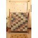 Patchwork Block Printed Quilt Single Bed