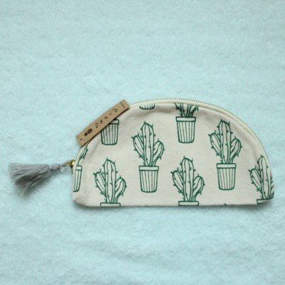 Pot Cactus Printed Pouch Pot Cactus Printed Pouch