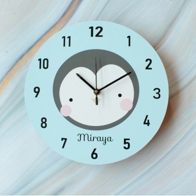 Penguin Face Clock Penguin Face Clock