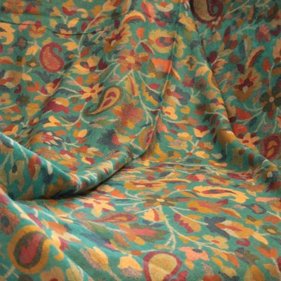 Blue Kani floral Multicolour Stole