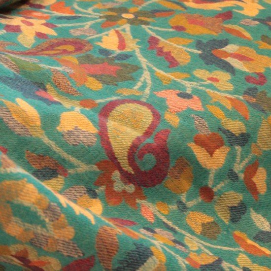 Blue Kani floral Multicolour Stole