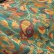 Blue Kani floral Multicolour Stole