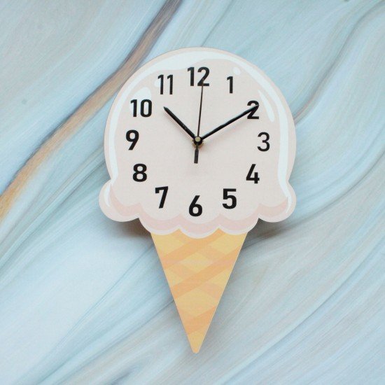 Icecream Shape Clock