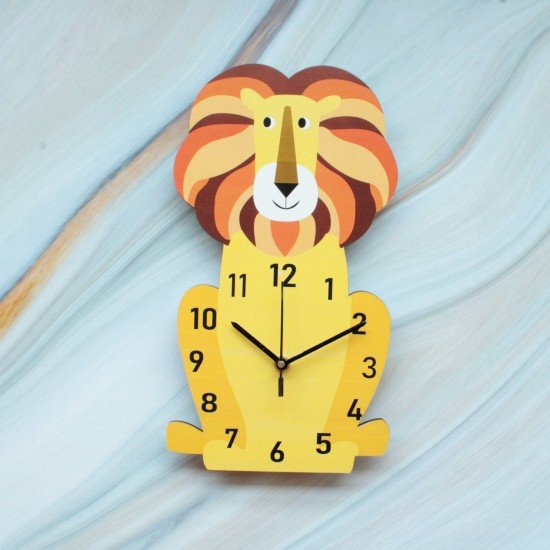 Lion Shape Clock