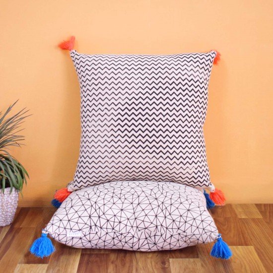 Zig Zag Stripe Cushion