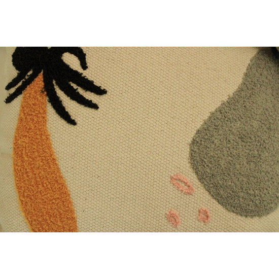 Abstract Eggplant Cushion Abstract Eggplant Cushion