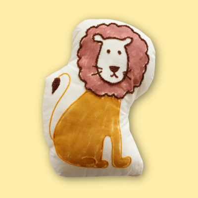 Lion handpainted Cushion Lion handpainted Cushion