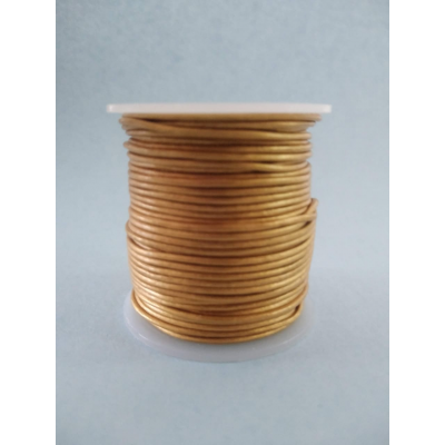 Copper coloured leather cord Copper coloured leather cord