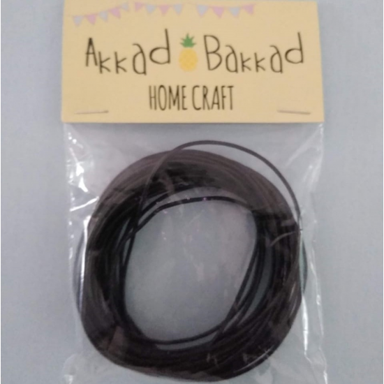Black leather cord
