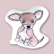 Chihuahua dog shape Cushion