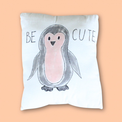 Be cute penguin Cushion Be cute penguin Cushion