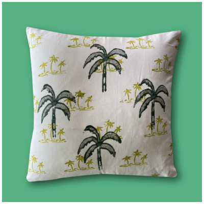 Palm tree Block Cushion Palm tree Block Cushion