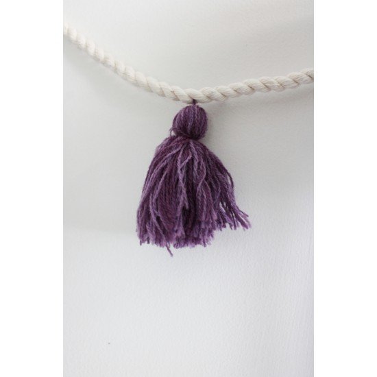 Purple tassel Bunting