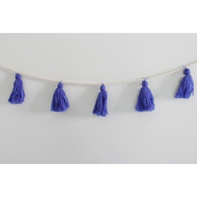 Dark Blue tassel Bunting