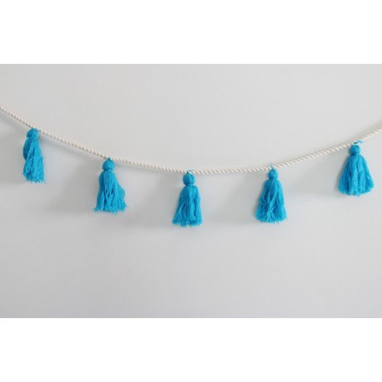 Light Blue tassel Bunting